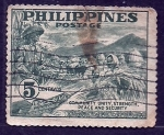 Sellos de Asia - Filipinas -  Recolecta del trigo