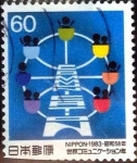 Sellos de Asia - Jap�n -  Scott#1551 intercambio 0,30 usd  60 y. 1983