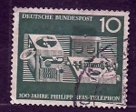 Stamps Germany -  Centenario del telefono
