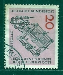 Stamps Germany -  Iglesia Benedectina