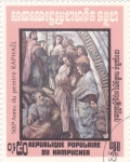 Stamps : Asia : Cambodia :  500 Aniversario Raphael