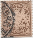 Stamps Germany -  Baviera Y & T Nº 45
