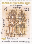 Stamps Cambodia -  cultura Khmere