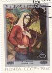 Stamps : Europe : Russia :  JOVEN CAMPESINA