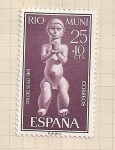 Stamps Spain -  Río Muni, Día del Sello 1961