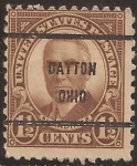 Stamps : America : United_States :  Warren G. Harding  1930  1,5 centavos