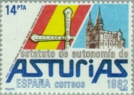 Stamps : Europe : Spain :  ESTATUTO DE AUTONOMÍA ASTURIAS