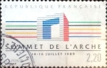 Stamps France -  Intercambio 0,35 usd 2,20 francos 1989