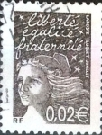 Sellos de Europa - Francia -  Intercambio 0,20  usd 2 cent. 2002
