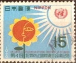 Stamps Japan -  Scott#1040 intercambio 0,20 usd 15 y. 1970