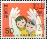Stamps Japan -  Scott#1353 intercambio 0,20 usd 50 y. 1979