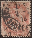 Stamps France -  La Justicia con dos Ángeles  1900  3 cents
