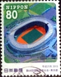 Stamps Japan -  Scott#3578 intercambio 1,25 usd 80 y. 2013