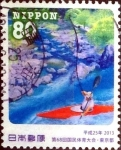 Stamps Japan -  Scott#3574 intercambio 1,25 usd 80 y. 2013