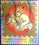 Stamps Japan -  Scott#3300j intercambio 0,90 usd 80 y. 2011