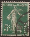 Sellos del Mundo : Europa : Francia : Sembradora 1906  5 cents