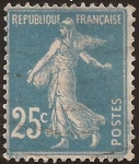 Stamps France -  Sembradora 1906  25 cents