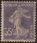 Sellos del Mundo : Europe : France : Sembradora 1906  35 cents