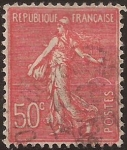 Stamps France -  Sembradora 1926  50 cents