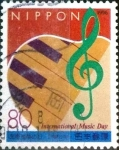 Stamps Japan -  Scott#2540 intercambio 0,40 usd  80 y. 1996