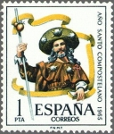 Sellos de Europa - Espaa -  ESPAÑA 1965 1672 Sello Nuevo Año Santo Compostelano