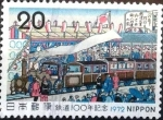 Stamps Japan -  Scott#1127 intercambio 0,20 usd 20 y. 1972