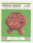 Sellos de America - Paraguay -  Ceramica Plumbate