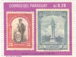Sellos de America - Paraguay -  centenario epopeya nacional