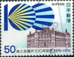 Stamps Japan -  Scott#1345 intercambio 0,20 usd 50 y. 1978