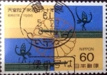 Stamps Japan -  Scott#1672 intercambio 0,30 usd 60 y. 1986