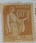 Stamps : Europe : France :  Paix
