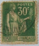 Stamps : Europe : France :  Paix