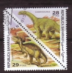 Stamps Spain -  Republica Saharaui- Dinosaurios