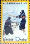 Stamps Japan -  Scott#1129 intercambio 0,20 usd 10 y. 1972