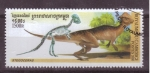 Stamps Asia - Cambodia -  Dinosaurios