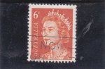 Stamps Australia -  Reina Isabel II