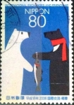 Stamps Japan -  Scott#2953 intercambio 1,00 usd 80 y. 2006