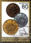 Stamps Japan -  Scott#3481i fjjf intercambio 0,90 usd 80 y. 2012