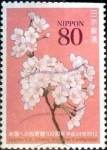 Stamps Japan -  Scott#3413g intercambio 0,90 usd 80 y. 2012