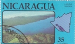 Stamps Nicaragua -  Laguna Masaya