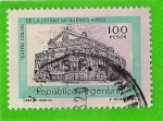 Sellos de America - Argentina -  Tatro colon de Buenos Aires