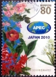 Stamps Japan -  Scott#3237g intercambio 0,90 usd 80 y. 2010