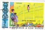 Stamps : America : Nicaragua :  Salvemos a los niños