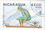 Sellos de America - Nicaragua -  Juegos Olímpicos Sarajevo'84
