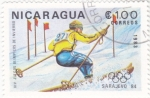 Stamps Nicaragua -  Juegos Olímpicos Sarajevo'84