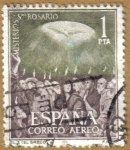 Stamps : Europe : Spain :  EL GRECO - Pentecostes