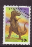 Sellos del Mundo : Africa : Tanzania : Dinosaurios