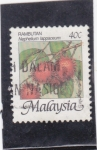 Sellos del Mundo : Asia : Malaysia : rambutan