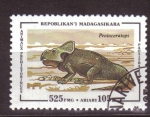 Stamps Africa - Madagascar -  Animales prehistoricos