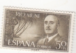Stamps Spain -  Gral Franco -RIO MUNI